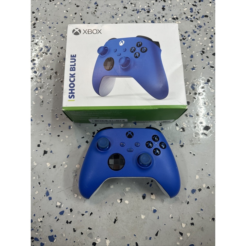XBOX WIRELESS GAMING CONTROLLER 2025 - SHOCK BLUE No Back Plate Used